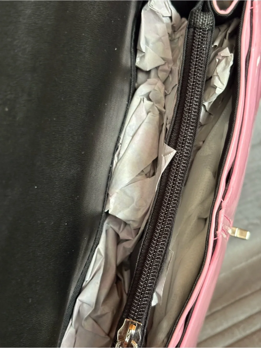 Astro Bettie Pink Patent Envelope Clutch